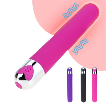Adult Sex Produs 10 Viteza Glont Vibrator Penis artificial Vibratoare AV Stick G-spot Anal Stimulator Clitoris jucarii Sexuale pentru Femei Maturbator