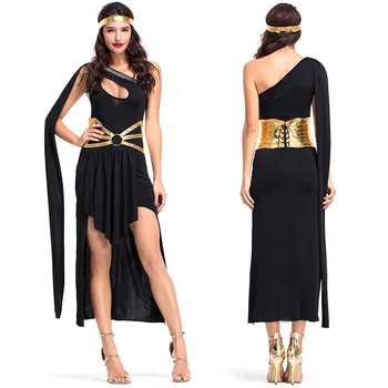 Adult Sexy Zeita greaca costum Femei Egiptean Regina Cleopatra Costum pentru Halloween Costume de Mascaradă Partid Rochie Fancy
