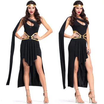 Adult Sexy Zeita greaca costum Femei Egiptean Regina Cleopatra Costum pentru Halloween Costume de Mascaradă Partid Rochie Fancy