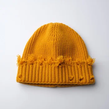 Adult Tricotate Pălărie Femei Barbati Casual Moda Hip Hop Pălărie Acrilic De Schi Capac Beanie Unisex De Iarna A Menține Încălzirea Culoare Solidă Pălării