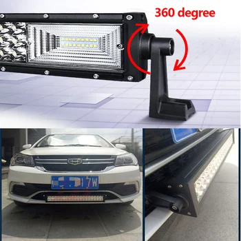 ADZOON Universal cu LED Light Bar Suportul de Bara Partea de Montare Suport Cauciuc Pad Suport Pentru Jeep Camion Off-Road