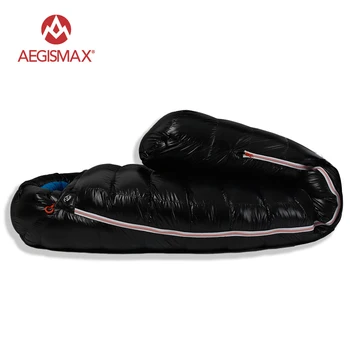 AEGISMAX Iarna Camping Profesionale Ultralight Mami 90% Rață Jos Sacul de Dormit Despicare
