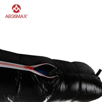 AEGISMAX Iarna Camping Profesionale Ultralight Mami 90% Rață Jos Sacul de Dormit Despicare