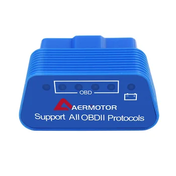 Aermotor Bluetooth ELM327 V1.5 OBD2 Suport 9 Protocoale de Diagnosticare Auto Tester de Scanare Instrument Potrivit pentru Android & Apple