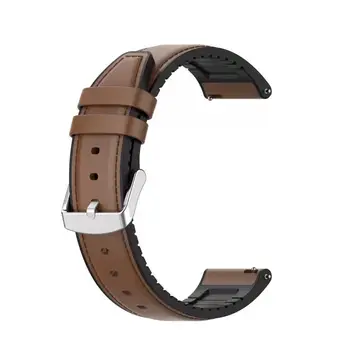 Afaceri Silicon curea din Piele Pentru Samsung Galaxy Watch 3 41mm 45 mm Bratara Watchbands Correa ремешок