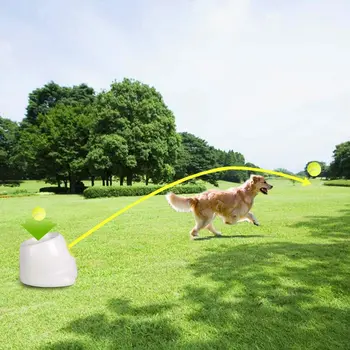 AFP Automată Interactivă Câine Lansator de Minge, Minge de Tenis Mașină de Aruncat, de Formare de Câine de Jucărie, Mașină de Tangaj, 3 Bile Incluse