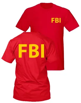 Agent Federal Bureau investigation FBI T Camasa Barbati Agent Guvernamental Secret de Serviciu Amuzant Bumbac O de Gât Tricou