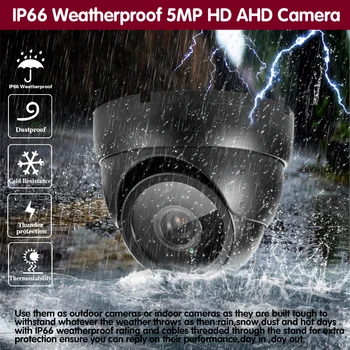AHD Analogic Camera de 5MP 4MP 1080P Camera de Supraveghere Sony IMX323 40M Viziune de Noapte Cameră de supraveghere cu IR de Exterior HD, Camere de supraveghere AHD