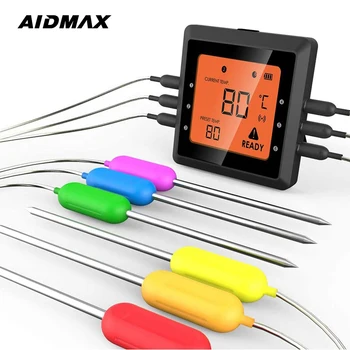 AidMax PRO03 Digital GRĂTAR Termometru Wireless Bucătărie, Cuptor Mâncare de Gătit Gratar Fumător Termometru de Carne Cronometru Alarmă de Temperatură