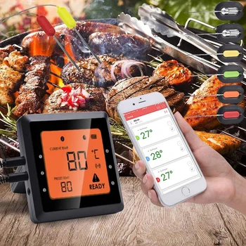 AidMax PRO03 Digital GRĂTAR Termometru Wireless Bucătărie, Cuptor Mâncare de Gătit Gratar Fumător Termometru de Carne Cronometru Alarmă de Temperatură