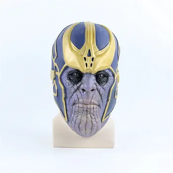 Ainiel Thanos Infinity Gauntlet Masca Cosplay Endgame 4 Thanos Mănuși, Cască, mască de Latex Halloween Thanos masca pentru bărbați