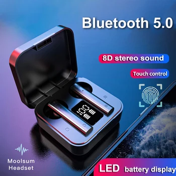 Air2S TWS Bluetooth 5.0 Wireless Display Digital In-ear Sport Căști Auriculare
