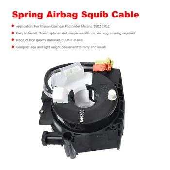 Airbag Ceas de Primăvară Petarda Spirală Cablu Senzor Spiralkabel 25560-JD003 Pentru Nissan Qashqai, Murano, Pathfinder 350Z 370Z