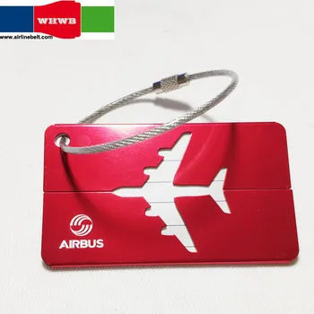 Airbus/Boeing Metal Bagaje Tag-Ul Aliaj De Aluminiu Argintiu Avion De Aer De Călătorie Categorie De Identitate Auto Blocare Personalitate Aparte Cool Accesoriu