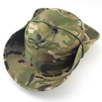Airsoft Sniper Camuflaj Nud Găleată Pălării, Tactice Boonie Pălării topee, Militare Mens palarie de Vara, gratuit Dimensiune pentru 59-60