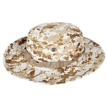 Airsoft Sniper Camuflaj Nud Găleată Pălării, Tactice Boonie Pălării topee, Militare Mens palarie de Vara, gratuit Dimensiune pentru 59-60