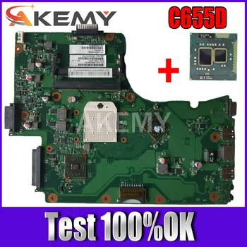 Akemy 6050A2357401-MB-A02 1310A2357402 V000225010 Pentru Toshiba Satellite C650D C655D Laptop Placa de baza Socket s1 Gratuit cpu