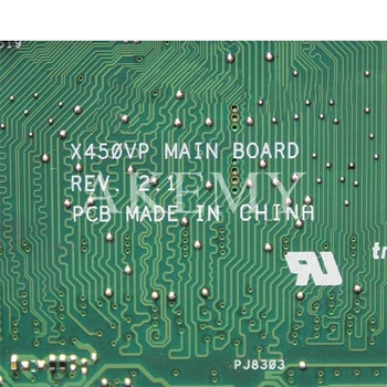 Akemy X450VP Pentru ASUS A450V Y481C X452C D452C X450VP X450CC K450C Laotop Placa de baza X450VP Placa de baza W/ 1007U CPU 4G RAM