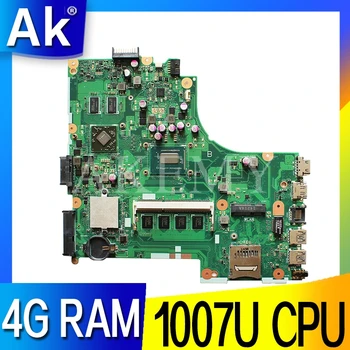 Akemy X450VP Pentru ASUS A450V Y481C X452C D452C X450VP X450CC K450C Laotop Placa de baza X450VP Placa de baza W/ 1007U CPU 4G RAM