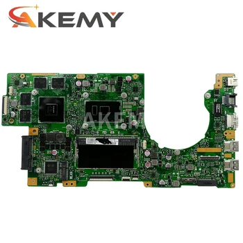 Akmey K501UW Laptop Placa de baza Pentru Asus K501UXM K501UQ K501UW Placa de baza GTX960M /I7-6500 CPU/8G-RAM/ DDR4