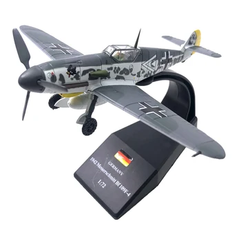 Al doilea Război mondial de Aeronave Germania BF109F-4 Avion de Vânătoare de Model 1/72 Metal Avion Aviației Model Colecție de Artă Adult Jucărie pentru Copii