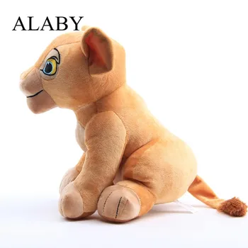 Alaby New Sosire 26cm Drăguț Ședinței de Mare Leu Jucării de Pluș Anime Moale Animale Împăiate Papusa Leu Jucării de Pluș pentru Copiii Cadou
