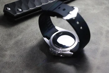 Alb Negru Moale în aer liber curbat Silicon Cauciuc Watchband 18mm 20mm 22mm Pentru Seiko Oris Omega Rol de Curea de Ceas rezistent la apa curea
