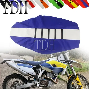 Albastru&Alb MX Enduro Dirt Bike cu Nervuri de Tracțiune de Prindere husa Scaunului pentru Yamaha TTR TT-R TT-PW YZ YZX YZF WR TE125 FE250 Motocross