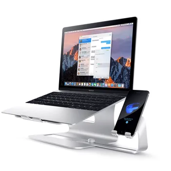 Aliaj de aluminiu Suport pentru Laptop pentru MacBook Pro Notebook Holder Suport Tablet Laptop de Răcire Birou Cu Suport de Telefon