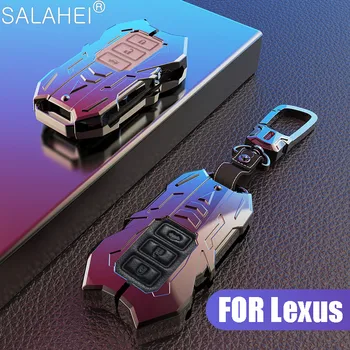 Aliaj de Zinc din Piele Cheia de la Mașină Caz Acoperire Coajă Pentru Lexus NX GS RX ESTE ES GX, LX RC 200 250 350 E 450H 300H Caz-Cheie Breloc