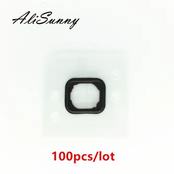 AliSunny 100buc Home Buton cu Garnitura pentru iPhone 6 6S Plus 6G 4.7
