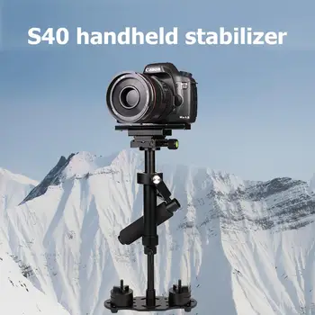 ALLOYSEED S40 40cm Aliaj de Aluminiu Portabil Stabilizator Video Pentru sistem steadycam Steadicam Stabilizator Pentru Canon Nikon Sony DSLR
