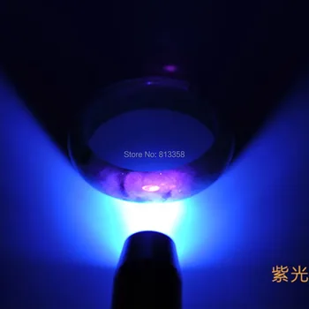 AloneFire SV300 5W LED Alb de Lumină + Lumină UV + Galben Torch Lampă de Bijuterie Bijuterii de Testare Lanterna cu Baterie 18650
