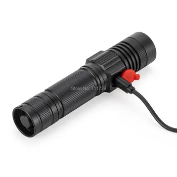 AloneFire X580 știulete de led Lanterna XML T6 LED cu Zoom torch18650 Reîncărcabilă Pentru Camping