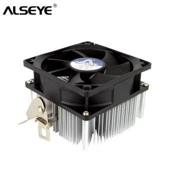 ALSEYE CPU Cooler 80mm Ventilator Radiator TDP 95W CPU Fan FM1/FM2/AM4/AM2/AM2+/AM3 mai rece