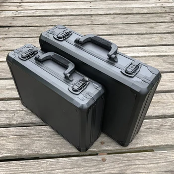 Aluminiu Instrument caz valiza de scule cutie de Fișier rezistent la Impact de securitate echipamente aparat de fotografiat caz cu pre-tăiate căptușeală de spumă