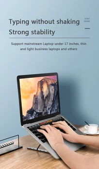 Aluminiu Laptop Stand Ergonomic din Metal de Răcire Notebook-Suport pentru Mac book Air Pro Baza Stand pentru Laptop 10