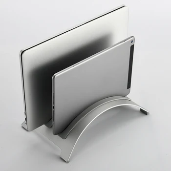 Aluminiu Notebook cu Dublă utilizare Suport Vertical Desktop Suport de Montare pentru MacBook Pro, Tableta cu Vertical de Stocare a Suportului