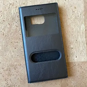 Ambulatorie de aur cazul cu magnet pentru Samsung Galaxy S6 edge Negru