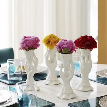 American Jonathan Adler deține inghetata ceramice drăguț mini vaza lumânare titularului de luat masa decor de masă de depozitare decorațiuni interioare
