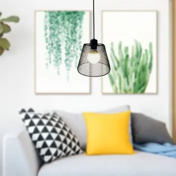 American modern pliabil fier E27 LED lampă de Pandantiv potrivit pentru noptiera foaier sala de mese lumina Pandantiv simplu decor acasă