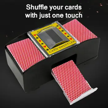 Amestecator De Carti De Joc Poker Tabla De Joc-Carduri Shuffle Mașină De Divertisment-Și-Card Essentials Amestecator De Carti Electric