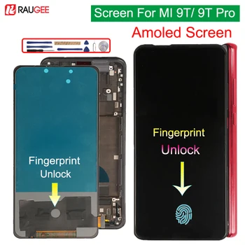 Amoled Ecran Pentru Xiaomi Mi 9T Ecran Tactil Fingeprint Debloca Nici un Pixel Mort LCD Pentru Mi9T MI 9T Pro M1903F10G / M1903F11G