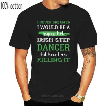 Amuzant Barbati Tricou Femei Noutate Tricou Irlandez Super Dansatoare De Dans Cadou Tricou Cool T-Shirt