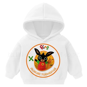 Amuzante haine pentru copii harajuku kawaii copii Bing Iepuri Panda desene animate de imprimare hanorace fete baieti 2020 Toamna Iarna topuri