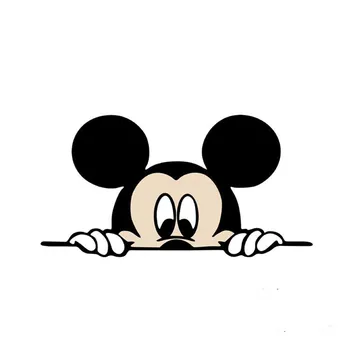 Amuzante și personaje de desene animate drăguț autocolante Mickey auto Minnie autocolante auto stil lux decalcomanii auto decorative 14cm*8cm