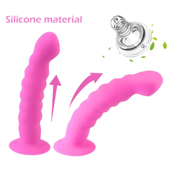 Anal Plug Prostata Masaj G-spot Stimulare Puternică Fraier de Silicon Penis artificial Jucarii Sexuale Pentru Bărbat Femeie Stimulator Vaginal
