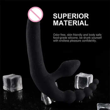 Anal Vibrator Vibrator Pentru Cuplu Masturbator Margele Butt plug din Silicon Vibratoare punctul G pentru Adulti Jucarii Sexuale Pentru Femei Eroticos Sex-Shop