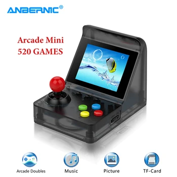 ANBERNIC Arcade Retro Mini 32 de biți 520 de Jocuri, Consolă de jocuri Portabile Portabil Retro Joc Video Player Masina Cutie Copii Cadouri