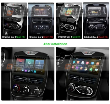 OSSURET 2 Din Android Autoradio Carplay for Renault CLIO 2012